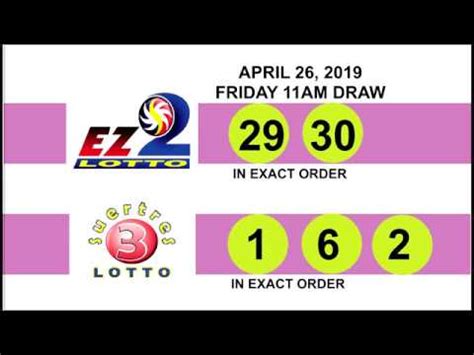 ez2 april 2019